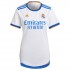 Camisola Real Madrid Mulher Equipamento Primeiro 2021-2022 Manga Curta